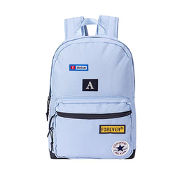 Converse Средний рюкзак из полиэстера для женщин Light Haze Blue, Light Haze Blue cv2413022ps-002(team676-寒酥未消) | light haze blue