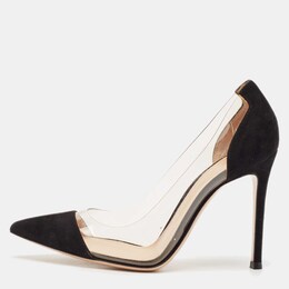 Gianvito Rossi: Чёрные туфли  Plexi