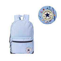 Converse Средний рюкзак из полиэстера для женщин Light Haze Blue, Little Stay-at-Home Peace Gesture cv2413022ps-002(team354-冰岛诗) | little stay-at-home peace gesture