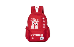 Converse Полиэстеровый рюкзак обычный унисекс красный, Elk cv2213004ps-002(team80-恶魔苹果) | elk