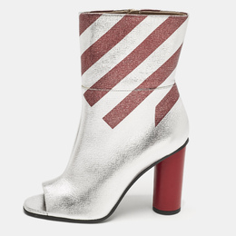 Anya Hindmarch: Серебристые ботинки 