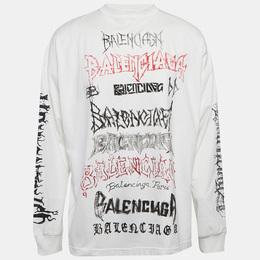 Balenciaga: Белая футболка  Crew