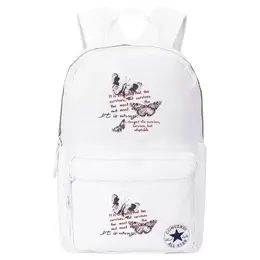 Converse Полиэстеровый рюкзак обычный унисекс белый, Butterfly cv2413022ps-001(team378-s f2) | butterfly