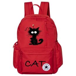 Converse Полиэстеровый рюкзак унисекс красный, Line Kitten cv2213004ps-002（team378-sm x1） | line kitten