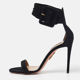 Aquazzura: Чёрные сандалии 