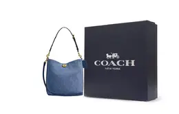 Coach Джинсовая сумка-ведро cat44-b4rho