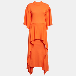 Solace London: Оранжевое платье 