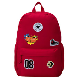 Converse Полиэстеровый рюкзак средний размер унисекс в стиле преппи красный, Preppy Red cv2513024ps-001(team378-sy p4) | preppy red