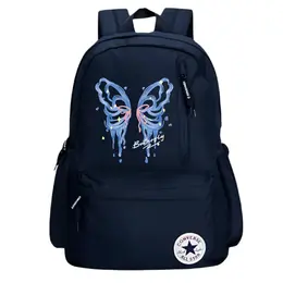 Converse Полиэстеровый рюкзак обычный унисекс темно-синий, Butterfly cv2413026ps-001_ds(team378-tx1 | butterfly