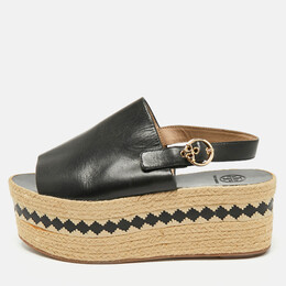 Tory Burch: Чёрные мокасины 