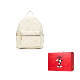 Disney Микки серия PU рюкзак женский серебристый розовый экрю, Ecru dhf41371-a1 | ecru