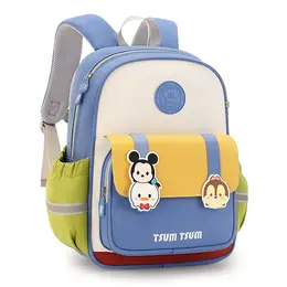 Disney Детский рюкзак из полиэстера розовый голубой синий, Light Blue st80264米奇藏青 | light blue