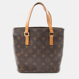 Louis Vuitton: Коричневая сумка-шоппер 