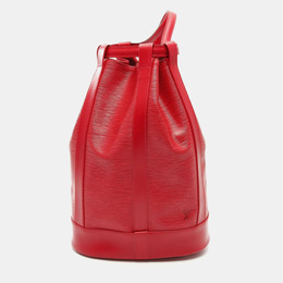 Louis Vuitton Randonnee PM Castilian Red Epi Leather Shoulder Bag 1177044