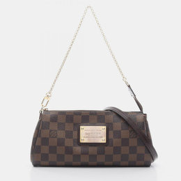 Louis Vuitton Eva Damier Ebene Chain Shoulder Bag 1176796
