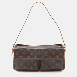 Louis Vuitton Vivacite MM Brown Monogram Canvas Shoulder Bag 1176965