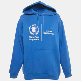 Balenciaga: Голубая толстовка  World Food Programme