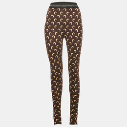 Marine Serre: Коричневые легинсы  Moon