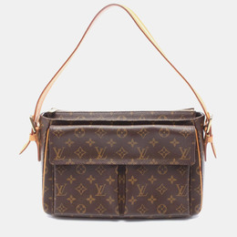 Louis Vuitton: Коричневая сумка 