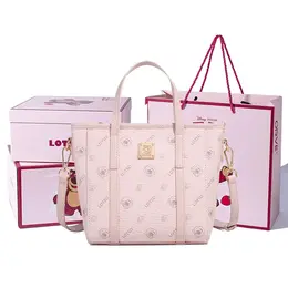 Disney Сумка через плечо из ткани серии Strawberry Bear, Pink[Lotso Box+Shopping Bag+Box] bmk-72602 | pink[lotso box+shopping bag+box]