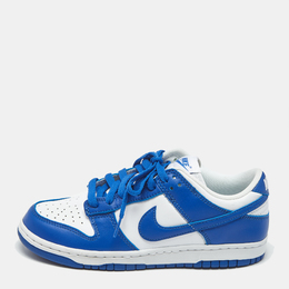 Nike Blue/White Leather Dunk Low SP Kentucky Sneakers Size 38 1182444
