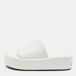 Balenciaga: Белые сандалии 