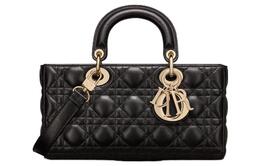 Christian Dior Сумка Lady D JOY из овчины через плечо женская черная m0540onge-m900