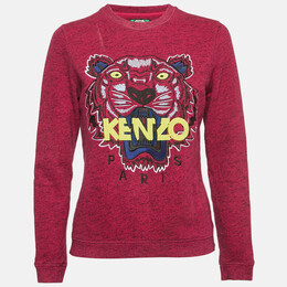 Kenzo: Розовый свитшот  Tiger