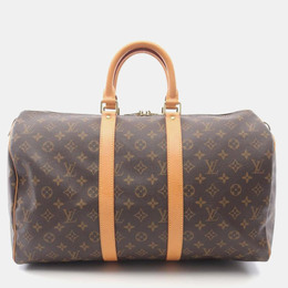 Louis Vuitton: Коричневая дорожная сумка  Keepall 45
