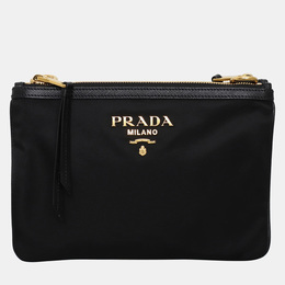 Prada Bandeliera Double Zip Nylon Crossbody Bag 1185966