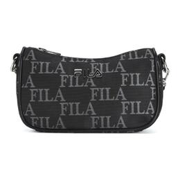 Fila Тканевая полиуретановая искусственная кожаная женская кроссбоди сумка ультрамаленького размера, Black f13w438170fbk | black