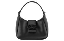 Emporio Armani Полиэстеровая сумка хобо Плечевая сумка Сумка кроссбоди Женская черная сумка y3e235-ywr2v-180001