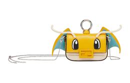 Fendi Покемон X FRGMT Fujio Сумка-медальон из ягненка желтого цвета для женщин, Yellow 7as045-ar23-f1npo | yellow