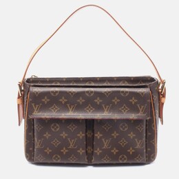 Louis Vuitton Vivacite Gm Shoulder Hand Bag M51163 Monogram Canvas Used Women 1200311