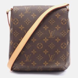 Louis Vuitton Musette Salsa Short Shoulder Bag M51258 Monogram Used Lv Brown 1200289