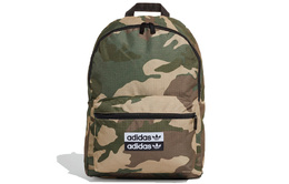Adidas Originals Полиэстеровый рюкзак унисекс зеленый камуфляж, Green Camouflage ed8653 | green camouflage