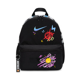 Nike Тканевый рюкзак с логотипом унисекс черный, Black ba5559-017(team1265-向日葵涂鸦) | black
