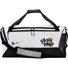 Nike Тканевая дорожная сумка унисекс переливающаяся черно-белая, Letter Spider dx9789-100（team378-yinhua x1） | letter spider