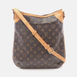 Louis Vuitton Odeon Mm Shoulder Bag Monogram Canvas Brown 1203605