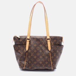 Louis Vuitton: Коричневая сумка-шоппер 