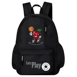 Converse Полиэстеровый рюкзак среднего размера унисекс черный, Play Basketball cv2213004ps-001(team378-ty f2) | play basketball