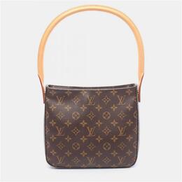 Louis Vuitton Looping MM One Shoulder Bag Monogram Brown 1203552
