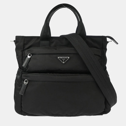 Prada Black Nylon Tote Bag 1205184