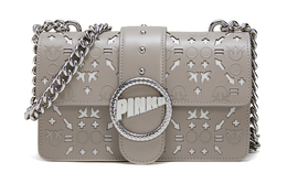 Pinko Кожаная сумка через плечо с ласточкой 1p21be-y5eq-cz1