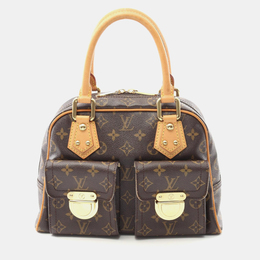 Louis Vuitton: Коричневая сумка 