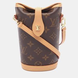 Louis Vuitton Fold Me Pouch Shoulder Bag Monogram Canvas Leather 1206298