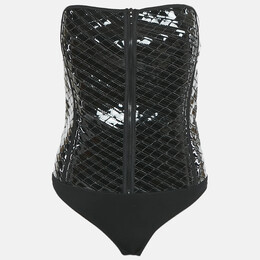 MUGLER: Чёрный боди 