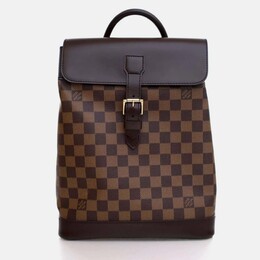Louis Vuitton Soho Vintage Brown Damier Ebene Coated Canvas Backpack 1207801