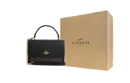 Coach Клатч на одно плечо из лакированного холста среднего размера cy687-imxaq