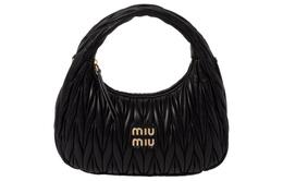 Miu Miu Сумка-хобо из мягкой овечьей кожи 5bc153-n88-f0002-v-ooo